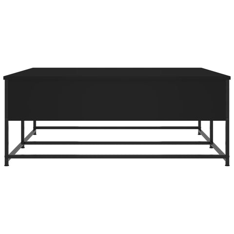 vidaXL Couchtisch Schwarz 100x99x40 cm Holzwerkstoff