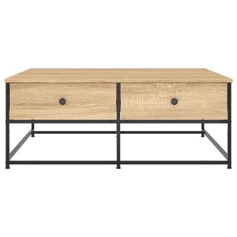 vidaXL Couchtisch Sonoma-Eiche 100x99x40 cm Holzwerkstoff