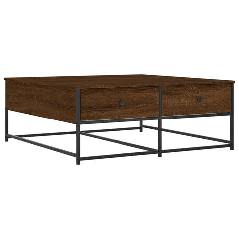 vidaXL Couchtisch Braun Eichen-Optik 100x99x40 cm Holzwerkstoff