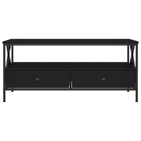 vidaXL Couchtisch Schwarz 100x51x45 cm Holzwerkstoff