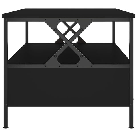 vidaXL Couchtisch Schwarz 100x51x45 cm Holzwerkstoff