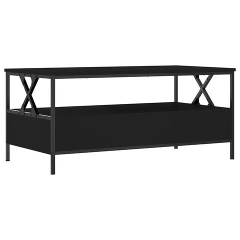 vidaXL Couchtisch Schwarz 100x51x45 cm Holzwerkstoff