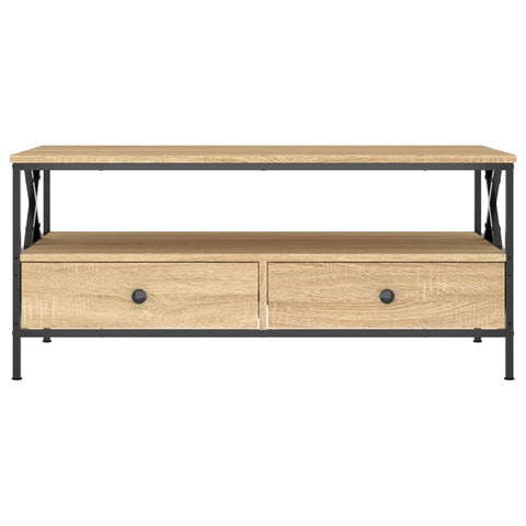 vidaXL Couchtisch Sonoma-Eiche 100x51x45 cm Holzwerkstoff