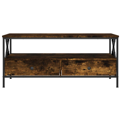 vidaXL Couchtisch Räuchereiche 100x51x45 cm Holzwerkstoff