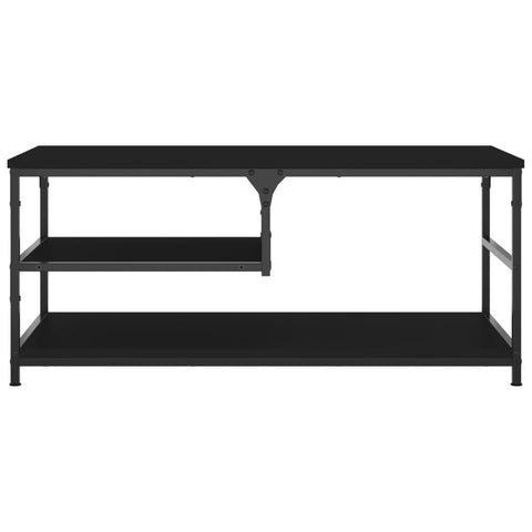 vidaXL Couchtisch Schwarz 90x49x40 cm Holzwerkstoff