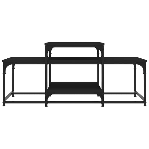 vidaXL Couchtisch Schwarz 102x60x45 cm Holzwerkstoff