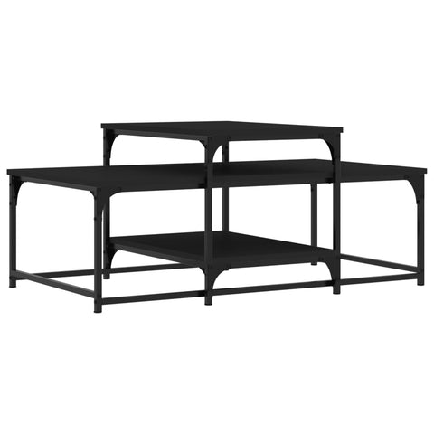 vidaXL Couchtisch Schwarz 102x60x45 cm Holzwerkstoff