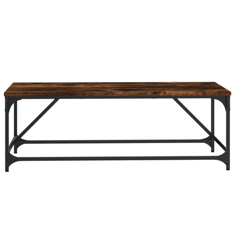 vidaXL Couchtisch Räuchereiche 100x50x35 cm Holzwerkstoff