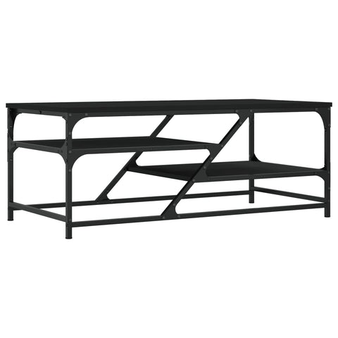 vidaXL Couchtisch Schwarz 100x49x40 cm Holzwerkstoff