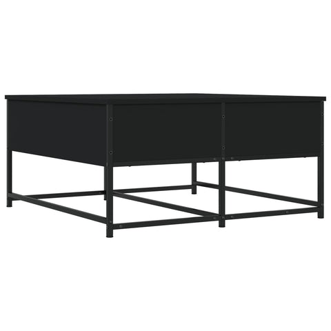 vidaXL Couchtisch Schwarz 80x80x40 cm Holzwerkstoff