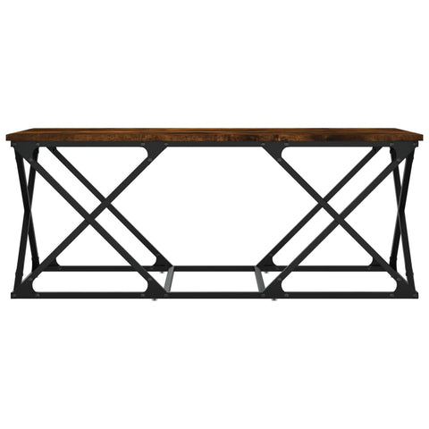 vidaXL Couchtisch Räuchereiche 100x49x40 cm Holzwerkstoff