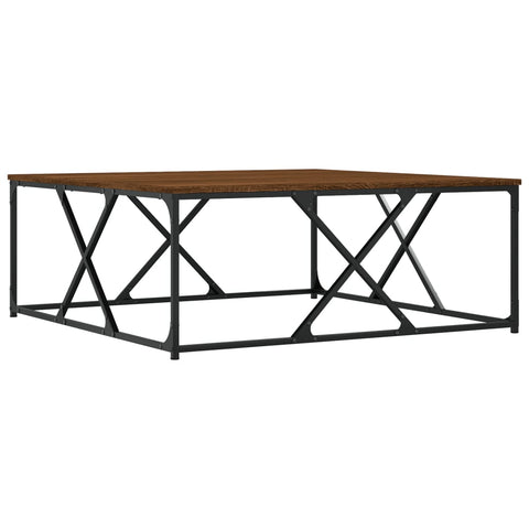 vidaXL Couchtisch Braun Eichen-Optik 100x100x40 cm Holzwerkstoff