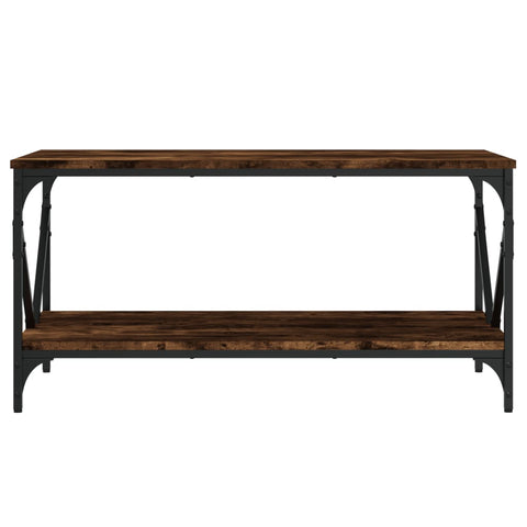 vidaXL Couchtisch Räuchereiche 90x50x45 cm Holzwerkstoff