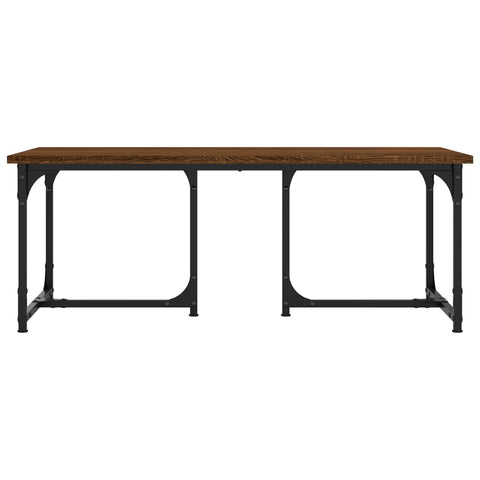 vidaXL Couchtisch Braun Eichen-Optik 90x50x35 cm Holzwerkstoff