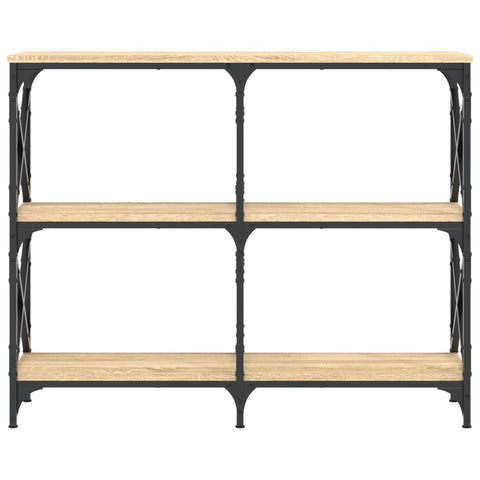 vidaXL Konsolentisch Sonoma-Eiche 100x28x80,5 cm Holzwerkstoff