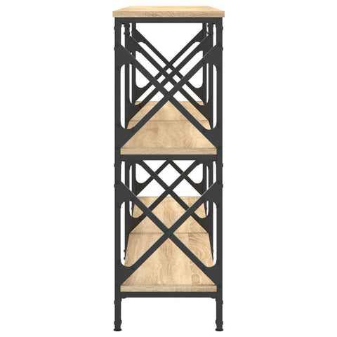 vidaXL Konsolentisch Sonoma-Eiche 200x28x80,5 cm Holzwerkstoff