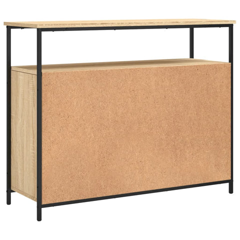 vidaXL Sideboard Sonoma-Eiche 100x35x80 cm Holzwerkstoff