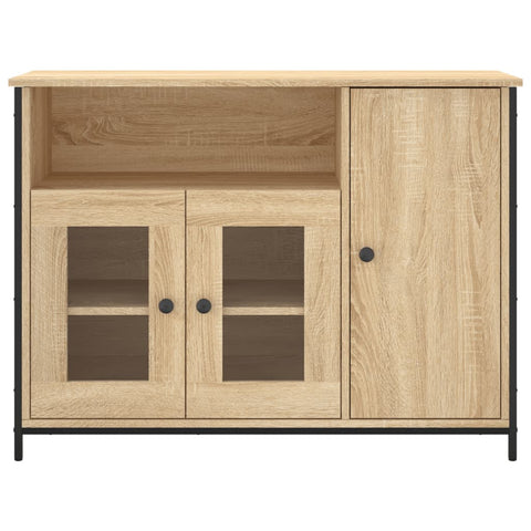 vidaXL Sideboard Sonoma-Eiche 100x35x75 cm Holzwerkstoff