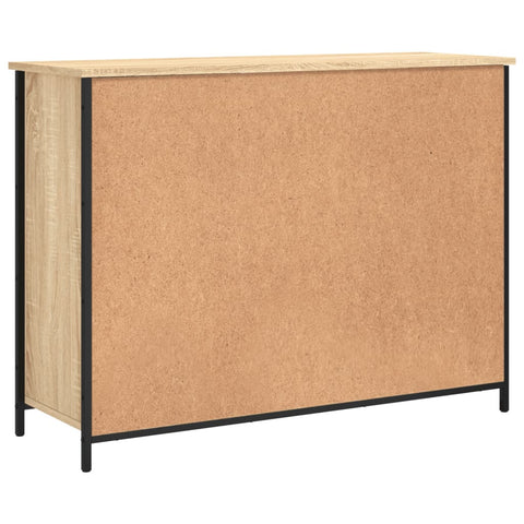 vidaXL Sideboard Sonoma-Eiche 100x35x75 cm Holzwerkstoff