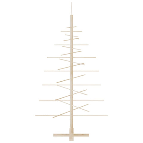 vidaXL Weihnachtsbaum Holz zum Schmücken 150 cm Massivholz Kiefer