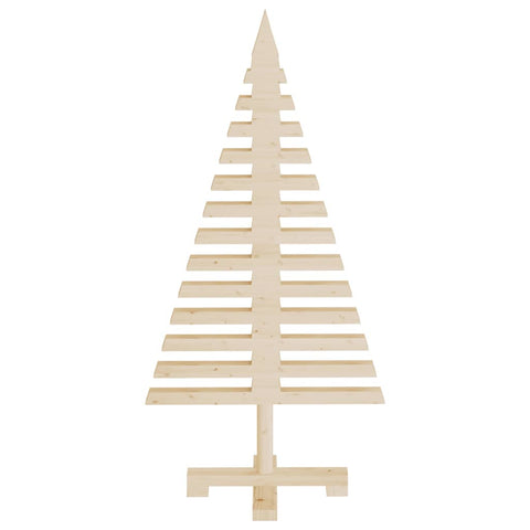 vidaXL Weihnachtsbaum Holz zum Schmücken 90 cm Massivholz Kiefer