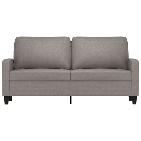 2-Sitzer-Sofa Taupe 140 cm Stoff