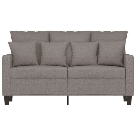 2-Sitzer-Sofa Taupe 120 cm Stoff