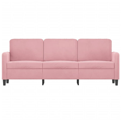 3-Sitzer-Sofa Rosa 180 cm Samt