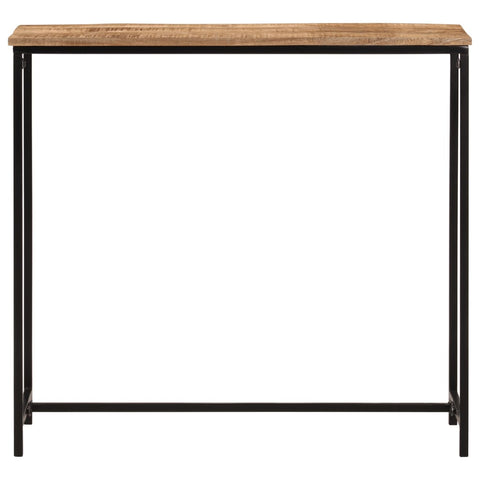 vidaXL Konsolentisch 80x30x74 cm Massivholz Mango und Eisen