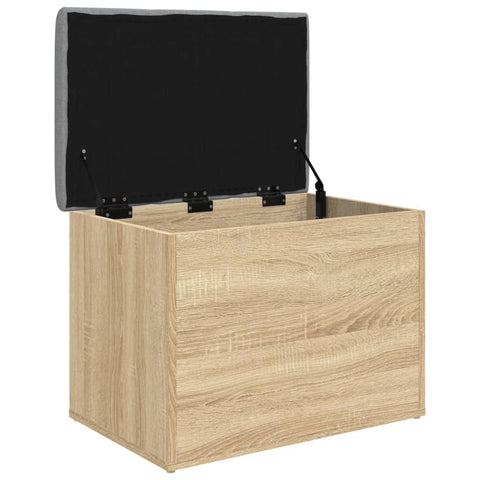 Sitzbank mit Stauraum Sonoma-Eiche 62x42x45 cm Holzwerkstoff