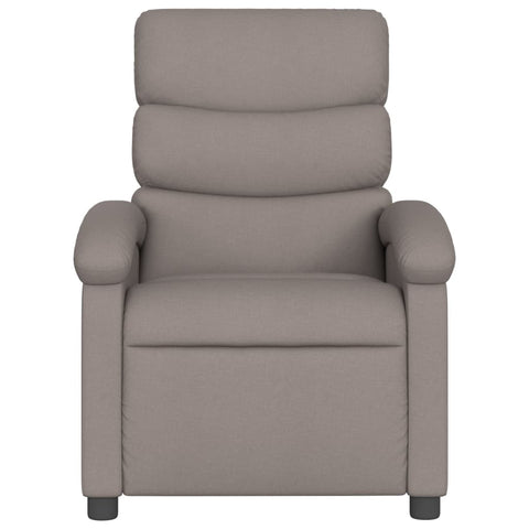 vidaXL Relaxsessel Elektrisch Taupe Stoff