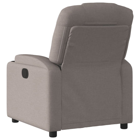 vidaXL Massagesessel Elektrisch Taupe Stoff