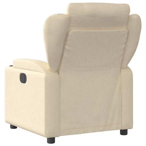 vidaXL Massagesessel Elektrisch Creme Stoff