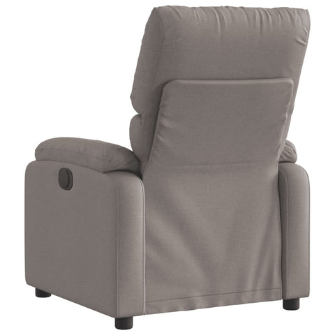 vidaXL Relaxsessel Elektrisch Taupe Stoff