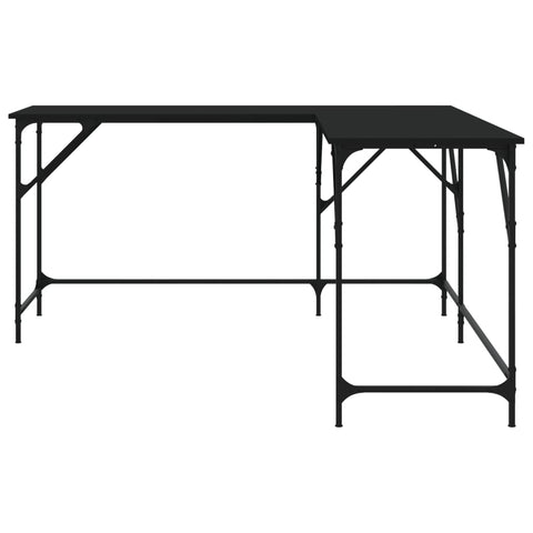 vidaXL Schreibtisch Schwarz 149x149x75 cm Holzwerkstoff