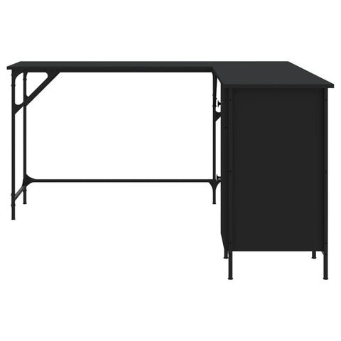 vidaXL Schreibtisch Schwarz 141x141x75 cm Holzwerkstoff