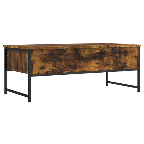 vidaXL Couchtisch Räuchereiche 101x49x39,5 cm Holzwerkstoff