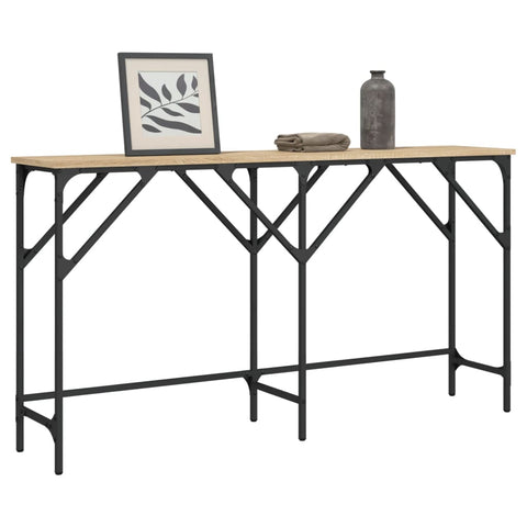 vidaXL Konsolentisch Sonoma-Eiche 140x29x75 cm Holzwerkstoff