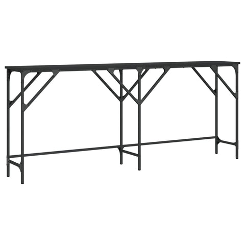 vidaXL Konsolentisch Schwarz 180x29x75 cm Holzwerkstoff