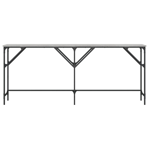 vidaXL Konsolentisch Grau Sonoma 180x29x75 cm Holzwerkstoff