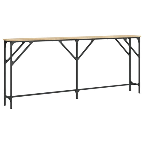 vidaXL Konsolentisch Sonoma-Eiche 180x23x75 cm Holzwerkstoff