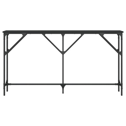 vidaXL Konsolentisch Schwarz 140x23x75 cm Holzwerkstoff