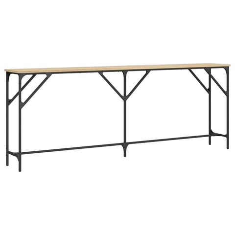 vidaXL Konsolentisch Sonoma-Eiche 200x29x75 cm Holzwerkstoff