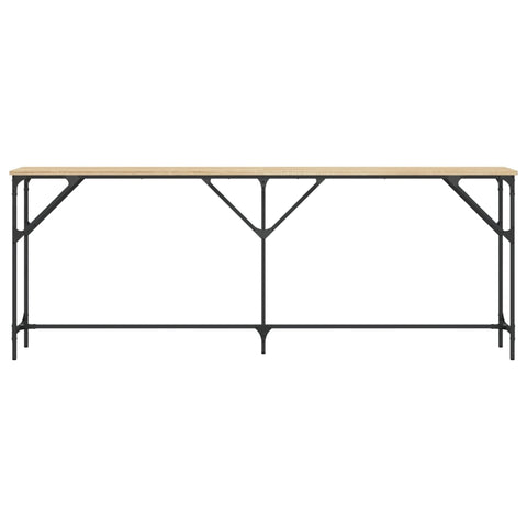 vidaXL Konsolentisch Sonoma-Eiche 200x29x75 cm Holzwerkstoff