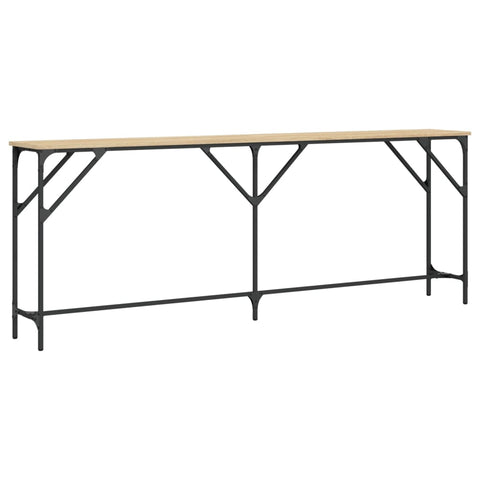 vidaXL Konsolentisch Sonoma-Eiche 200x29x75 cm Holzwerkstoff