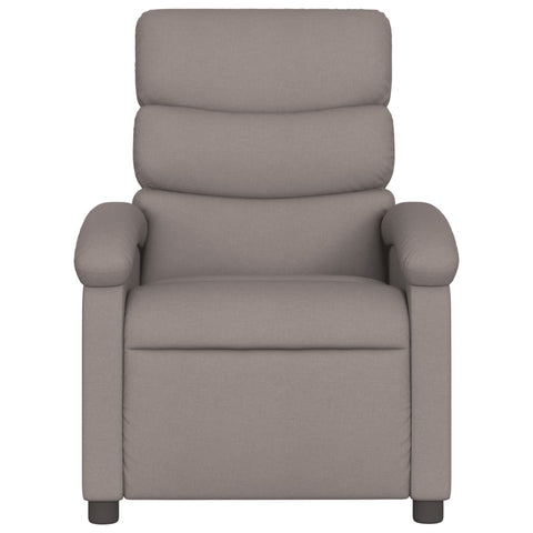 vidaXL Relaxsessel Taupe Stoff