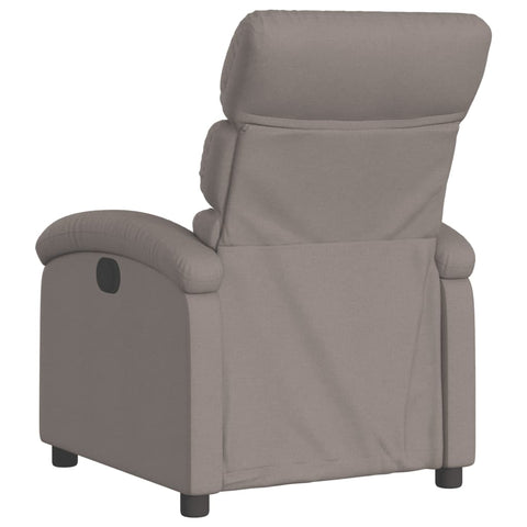 vidaXL Relaxsessel Taupe Stoff