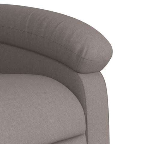 vidaXL Relaxsessel Taupe Stoff