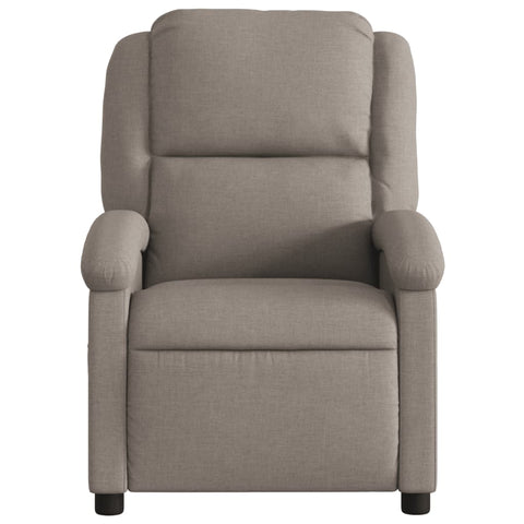 vidaXL Relaxsessel Taupe Stoff