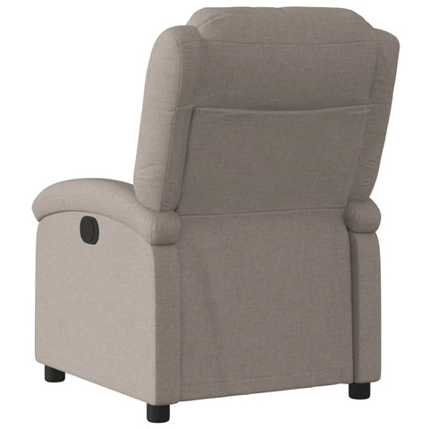 vidaXL Relaxsessel Taupe Stoff